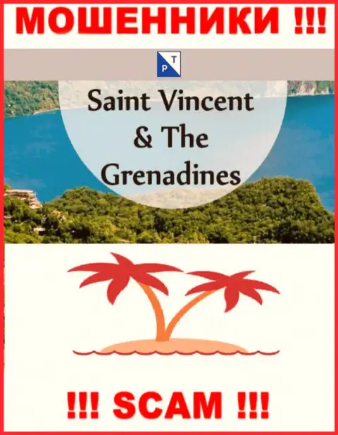 Офшорные интернет-мошенники Plaza Trade скрываются вот здесь - Saint Vincent and the Grenadines