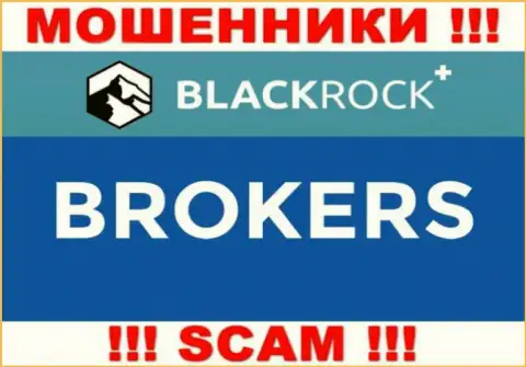 Не нужно доверять финансовые вложения Блэк Рок Плюс, так как их сфера деятельности, Broker, разводняк
