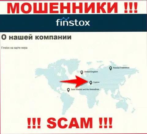 Finstox Com - это мошенники, их место регистрации на территории Cyprus