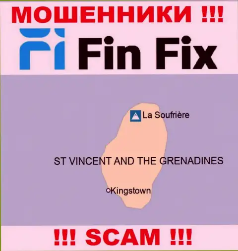 FinFix пустили корни на территории St. Vincent & the Grenadines и безнаказанно воруют вложения