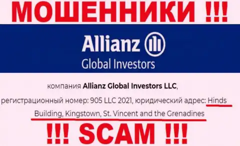 Офшорное местоположение Allianz Global Investors по адресу - Hinds Building, Kingstown, St. Vincent and the Grenadines позволило им свободно обманывать