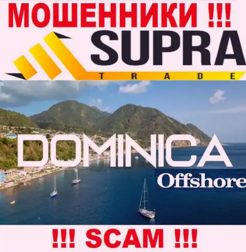 Организация Supra Trade прикарманивает финансовые активы клиентов, зарегистрировавшись в офшоре - Доминика