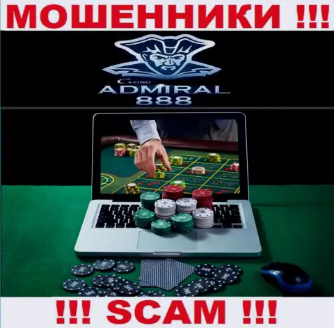888 Адмирал - это мошенники !!! Направление деятельности которых - Casino