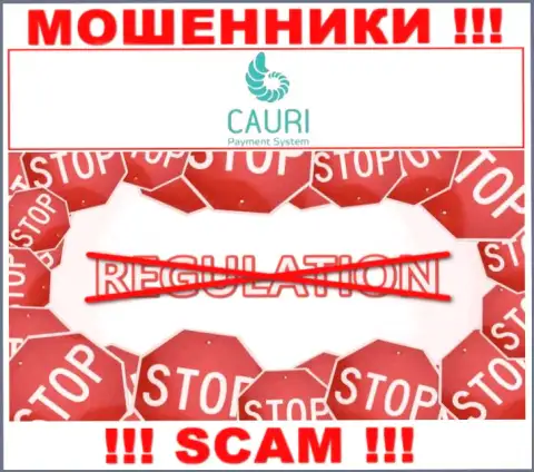 Регулирующего органа у организации Cauri нет !!! Не стоит доверять указанным internet-мошенникам вклады !!!