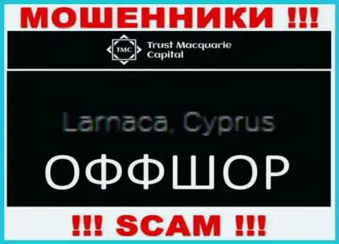 Траст М Капитал зарегистрированы в оффшоре, на территории - Cyprus