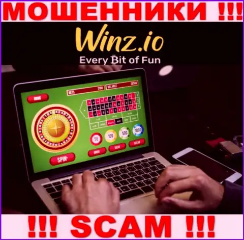 Род деятельности интернет-мошенников Winz - это Casino, однако знайте это развод !!!