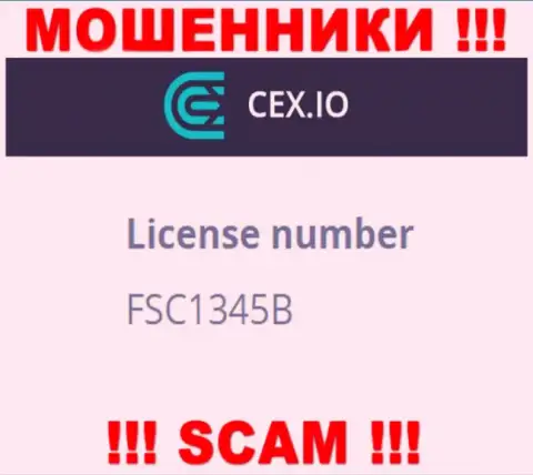 Лицензионный номер мошенников CEX.IO Limited, на их сайте, не отменяет факт облапошивания клиентов