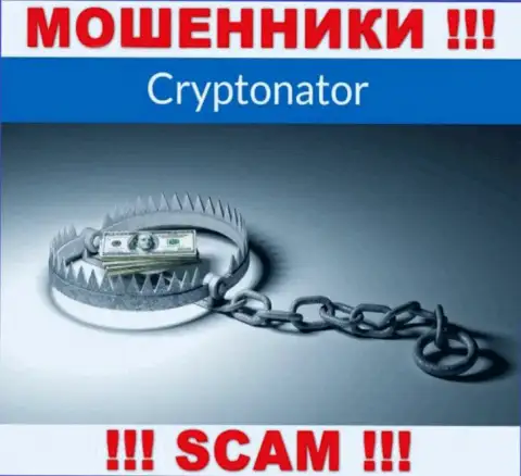 Прибыль с брокерской организацией Cryptonator Вы не получите - довольно-таки опасно вводить дополнительные финансовые средства
