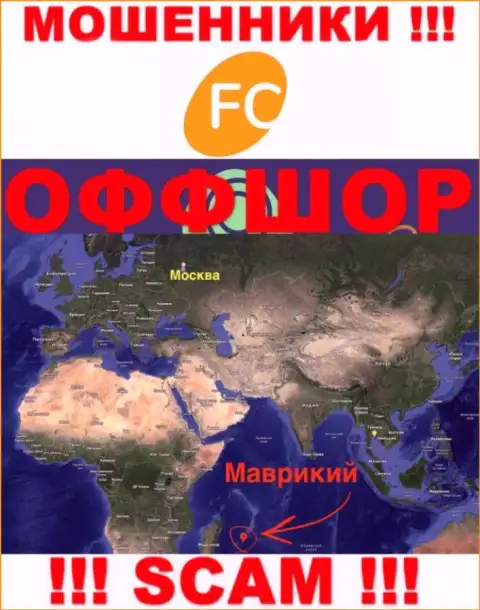 FC Ltd - internet-мошенники, имеют офшорную регистрацию на территории Mauritius