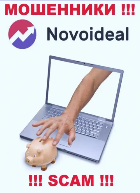Вы ошибаетесь, если ждете доход от работы с организацией Novo Ideal - это РАЗВОДИЛЫ !