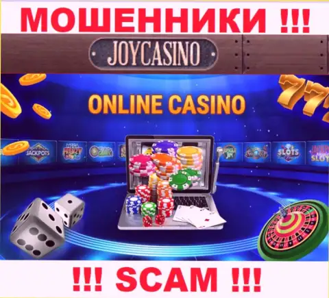 Сфера деятельности ДжойКазино Ком: Интернет казино - отличный заработок для интернет шулеров