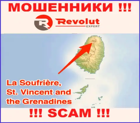 Компания Револют Эксперт - это обманщики, находятся на территории St. Vincent and the Grenadines, а это оффшор