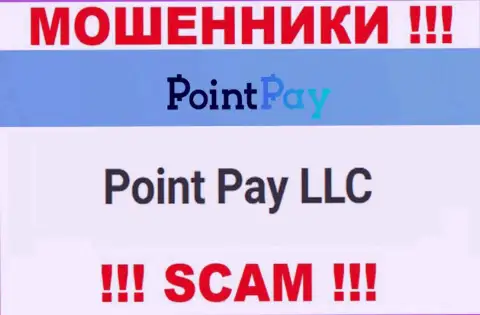 Поинт Пэй ЛЛК - это юридическое лицо мошенников Point Pay LLC