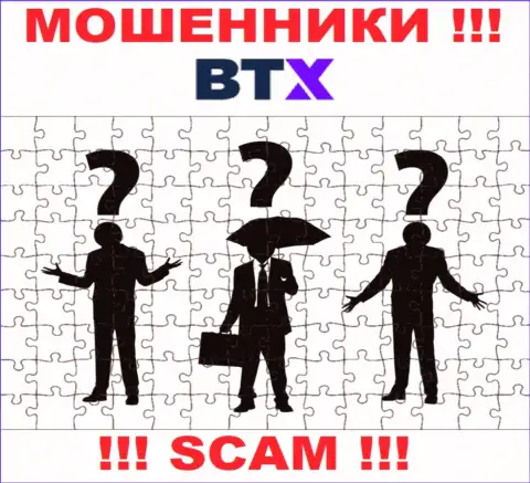 Понять кто является прямым руководством организации BTX Pro не представилось возможным, эти махинаторы занимаются мошенническими действиями, посему свое руководство скрывают