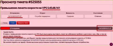 Хостер уведомил, что VPS веб-сервера, где был расположен сервис ffin.xyz ограничен по скорости